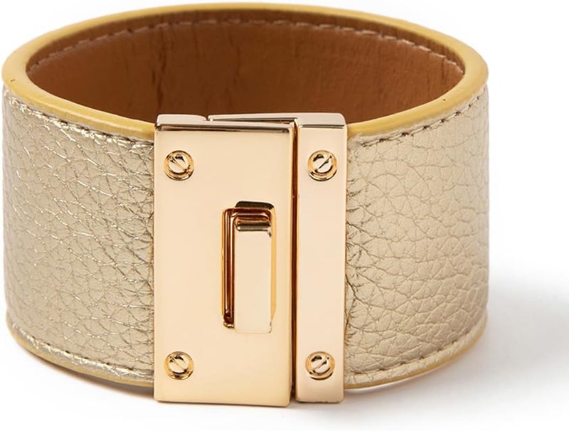 Rantanto Braid Leather Wrap Bracelet Trendy Stackable Crystal Cuff Boho Gold Heart Bracelet Jewelry Gift For Women - Image 1